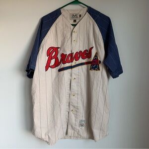 Vintage Mlb Atlanta Braves Cooperstown Collection Jersey